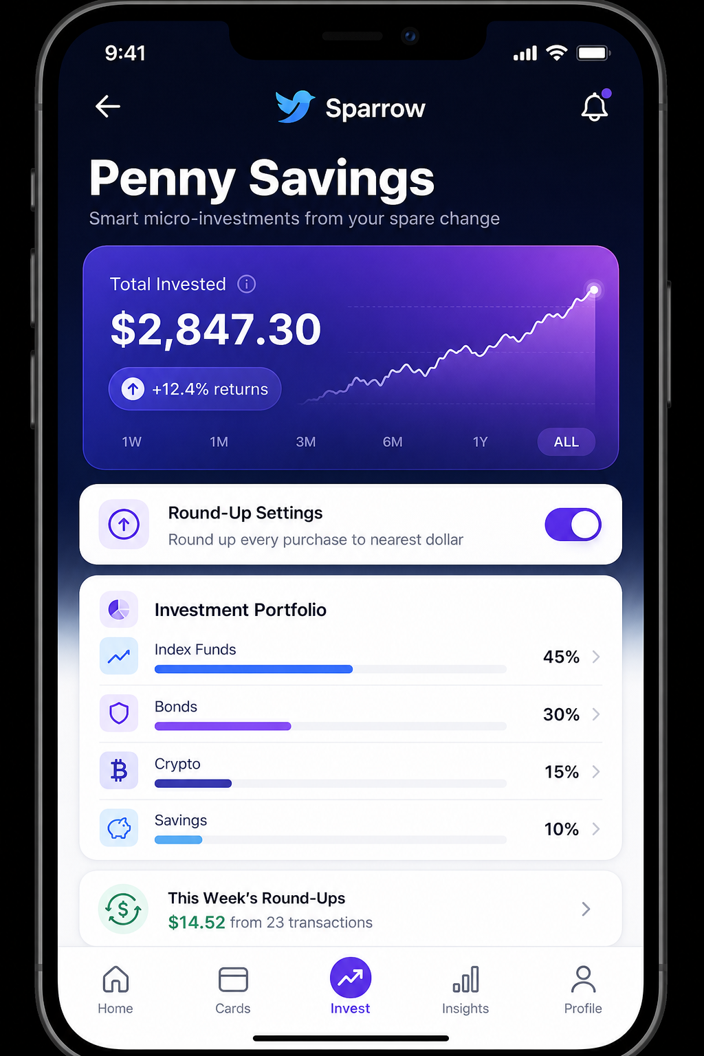 Mockup for Penny Savings