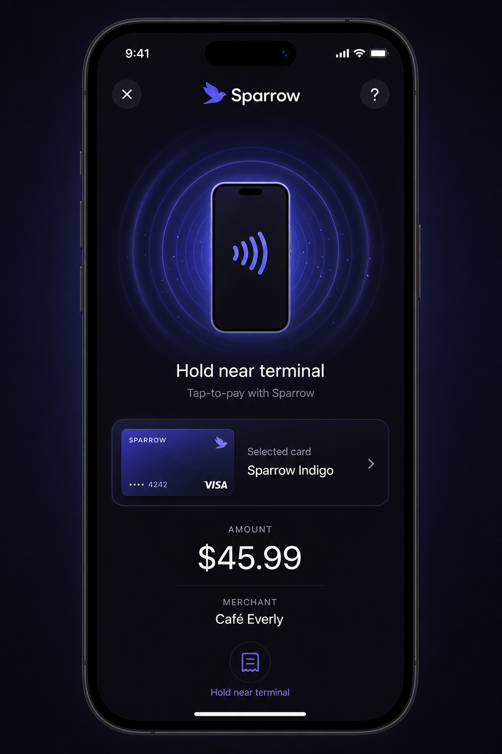 Mockup for NFC Payments